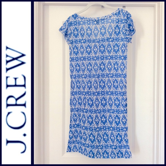 J.Crew Ikat Print Tee Shirt Dress - Picture 4 of 6